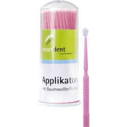 smartdent Mikroaplikátory Fine Růžová 100ks