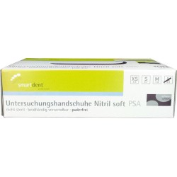 smartdent smart Nitrilové Rukavice Soft Bez Pudru Černá L 100ks