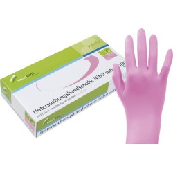 smartdent smart Nitrilové Rukavice Soft Bez Pudru Růžová XS 100ks