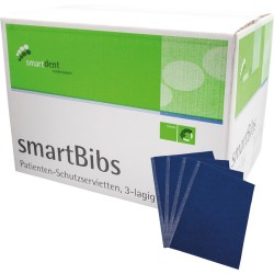 smartdent smartBibs Modrá 500ks