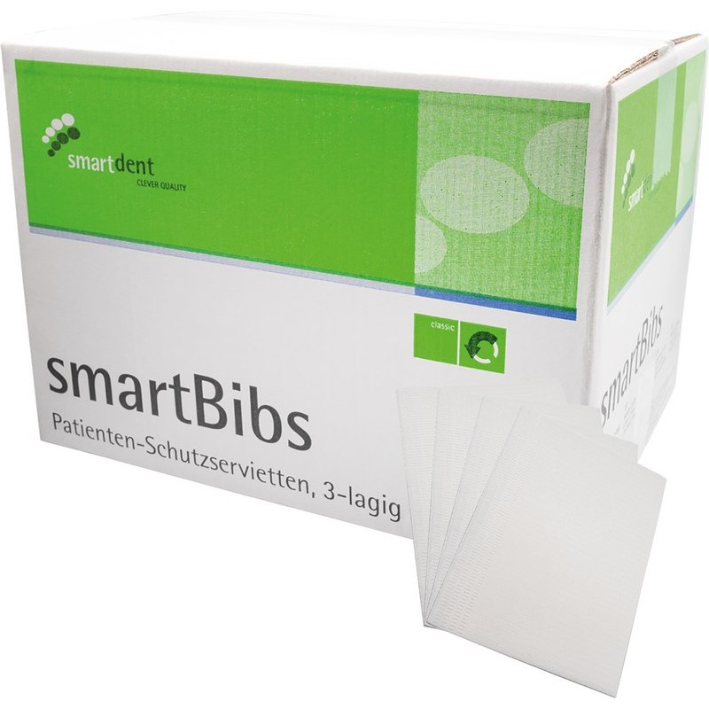 smartdent smartBibs Bílá 500ks