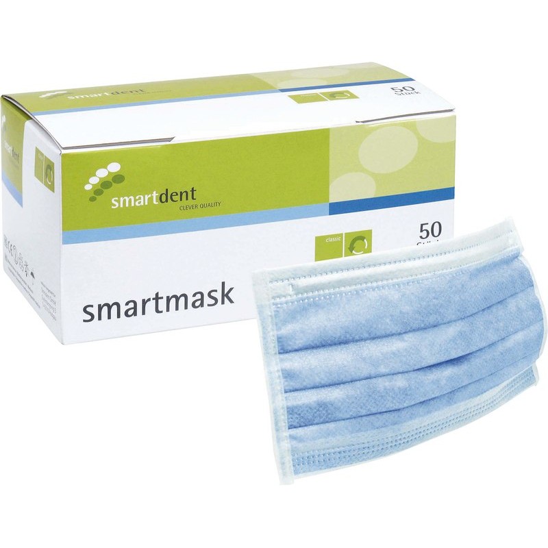 smartdent smartmask Ústenky Modrá 50ks