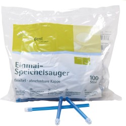 smartdent Savky s Odnímatelnou Čepičkou 12,5cm Modrá 100ks