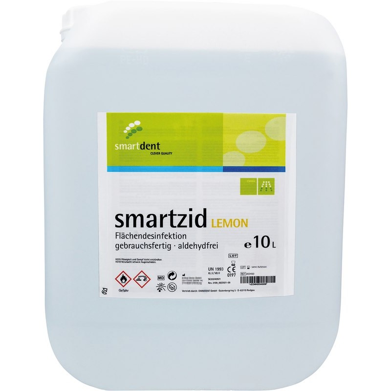 smartdent Smartzid Postřiková Dezinfekce Kanystr Lemon 10L 1ks