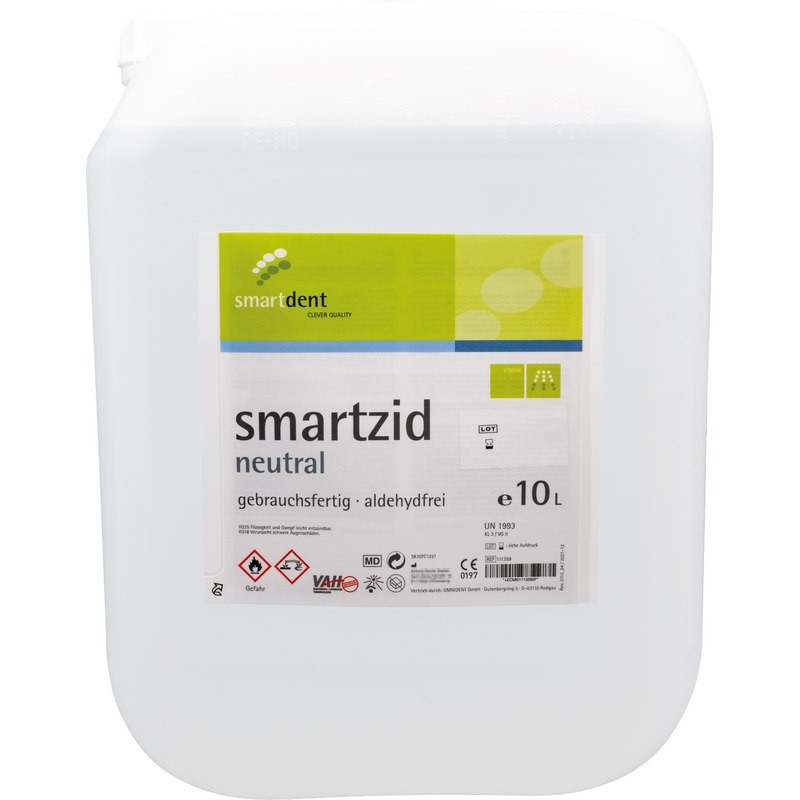 smartdent Smartzid Postřiková Dezinfekce Kanystr Neutral 10L 1ks