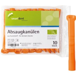 smartdent Odsávací Kanyly Velké Oranžová 10ks