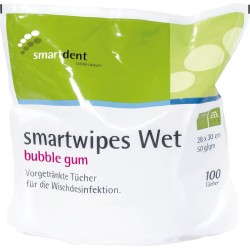 smartdent smartwipes Wet bubble gum 28 x 30cm 100ks