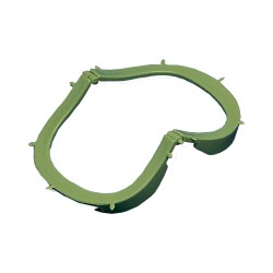 HAGER WERKEN Fit-Kofferdam®Plastový Odklápěcí Rámeček 1ks