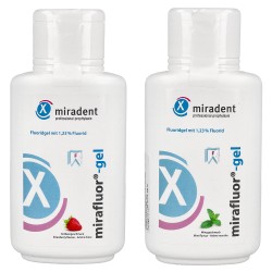 HAGER WERKEN Mirafluor-Gel 1,23% Jahoda 250ml