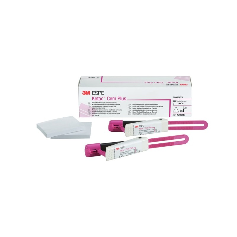 3M/Solventum Ketac Cem Plus 2x11g Clicker 1ks
