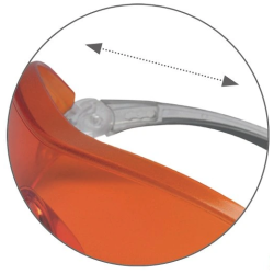 3M/Solventum Ochranné Brýle Červeno-oranžové Natavitelné 1ks