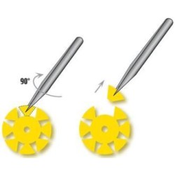 AcmeLabs Safety Memo Discs Žlutá 100ks