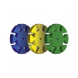 AcmeLabs Safety Memo Discs Žlutá 100ks