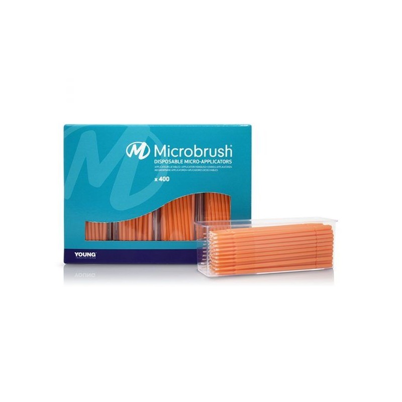 Microbrush® Micro-Applicators Ultrafine Oranžová 4x100ks