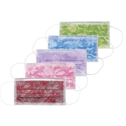 EURONDA Monoart® Ústenky na Gumičku Floral Fialová 50ks