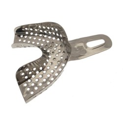 MEDIN Otiskovací Lžíce Kovová Perforovaná Dolní FX1 1ks
