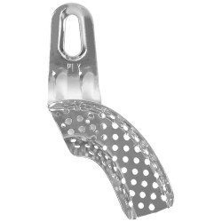 MEDIN Otiskovací Lžíce Kovová 1/2 Perforovaná Levá PLX 1ks