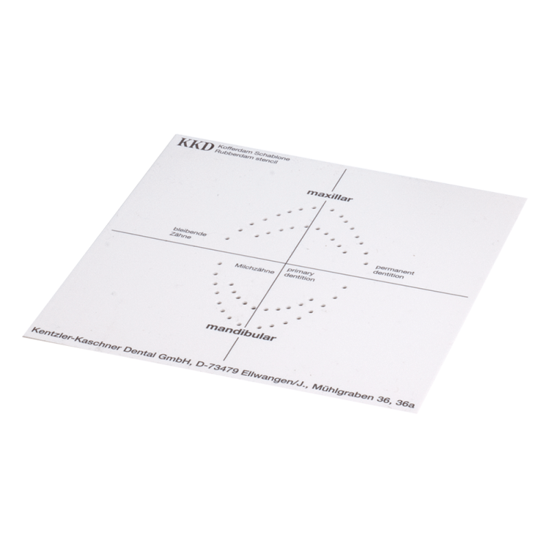 Kentzler-Kaschner Kofferdam KKD Šablona 1ks