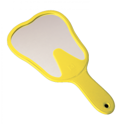 KKD Motivation Mirror Zub Žlutá 1ks