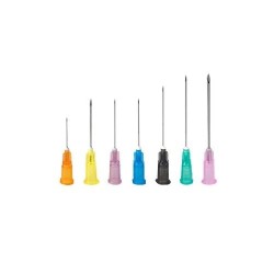 Medmix Transcodent Painless Steel® Jednorázové Karpulové Injekční Jehly G27 0,4 x 42mm Žlutá 100ks