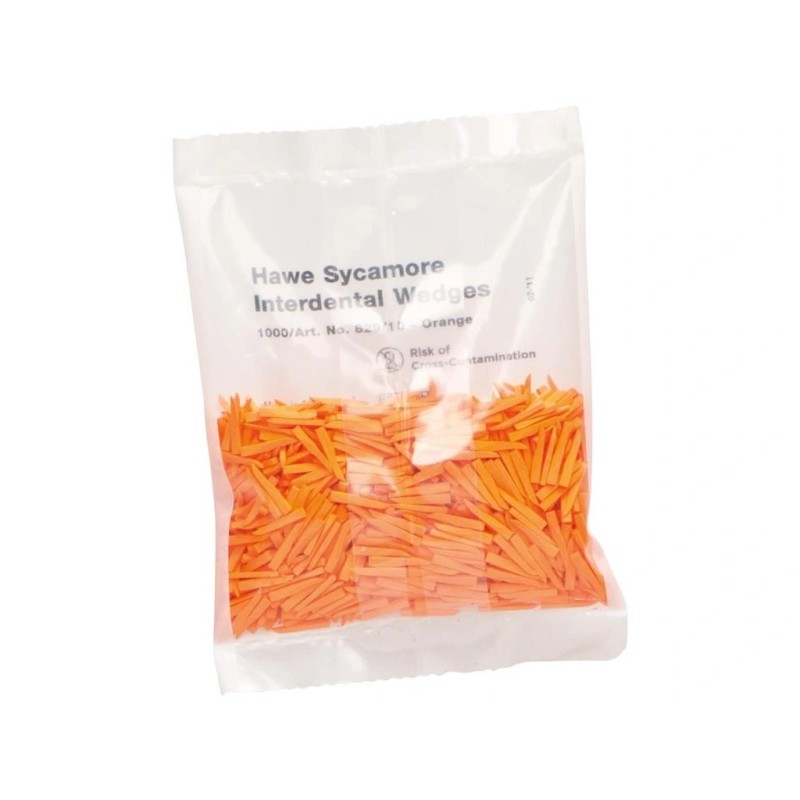 Kerr™ Hawe™ Sycamore Interdental Wedges (Klínky) 829/10 Oranžová 1.000ks