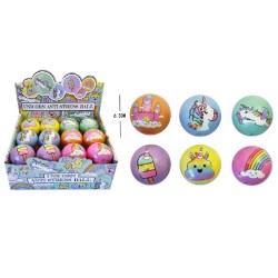 MirusMix Antistresový Balónek Unicorn 6cm 24 ks