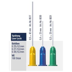 Medmix Transcodent Irrigation Needles Zelené 30G 0,3x23mm 100ks