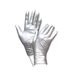 UNIGLOVES FANCYSilver Nitrilové Rukavice Nepudrované Stříbrná L 100ks