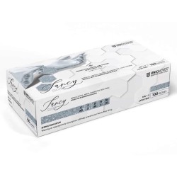 UNIGLOVES FANCYSilver Nitrilové Rukavice Nepudrované Stříbrná L 100ks