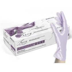 UNIGLOVES FANCYViloet Nitrilové Rukavice Nepudrované Fialová S 100ks