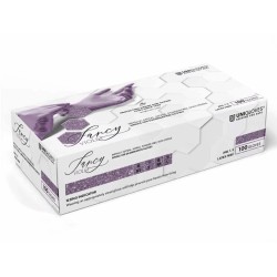 UNIGLOVES FANCYViloet Nitrilové Rukavice Nepudrované Fialová S 100ks