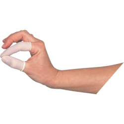 UNIGLOVES Latexové Náprstníky bez Pudru M 100ks