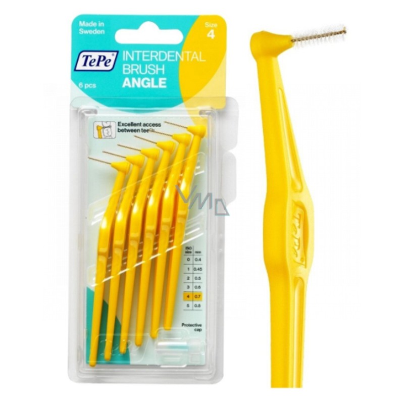 TePe® Mezizubní Kartáčky Angle™ Žlutá Ø0,7mm 6ks