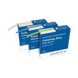 Polydentia Polishing Strip Brusná Páska Hrubá 60µm Bílá 10m 1ks