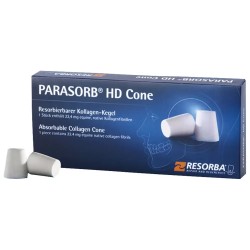 RESORBA Parasorb Cone Kolagenové Dentální Kuželky 1,2x1,6cm 10ks