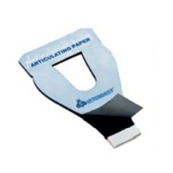 INTERDENT Articulating Paper Horseshoe Podkova Modrá 40µ 6x10ks