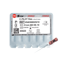 VDW Sterile C-PILOT®Files 21mm ISO 006 Růžová 6ks