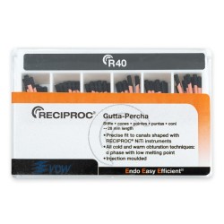 VDW RECIPROC Gutaperčové Čepy R40 ISO040 60ks