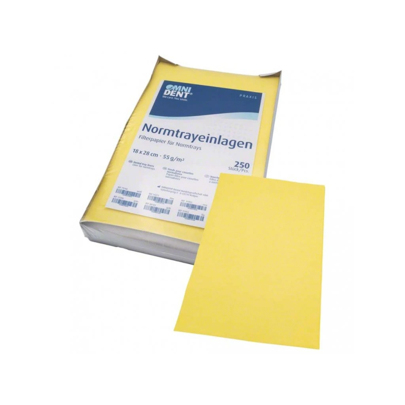 OMNIDENT Filtrační Papír Žlutá 18x28cm 250ks