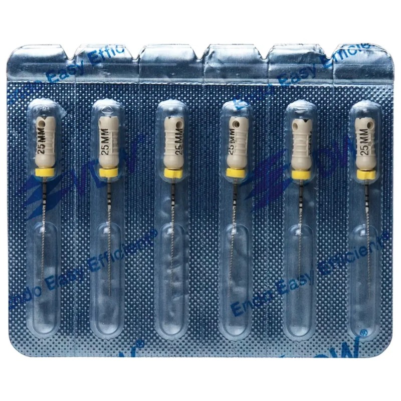 VDW Sterile K-Files 25mm ISO 015 Žlutá 6ks