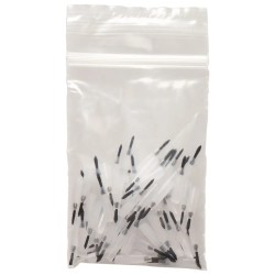 UNIGLOVES Jednorázové Aplikační Štětečky X-Fine Bílá 80ks