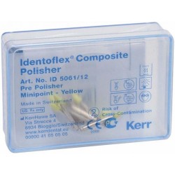 Kerr Identoflex™ Composite Polisher Minišpička (5,8mm Ø 3,5mm) Žlutá 12ks