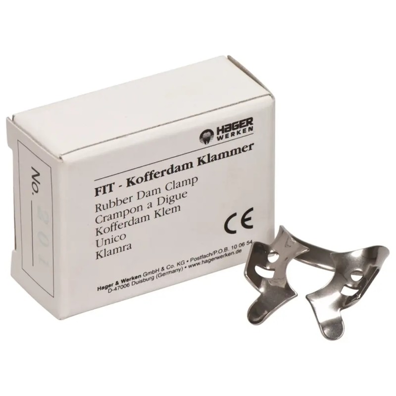 HAGER WERKEN  Fit-Kofferdam®Spona s Křidélky č.200 1ks