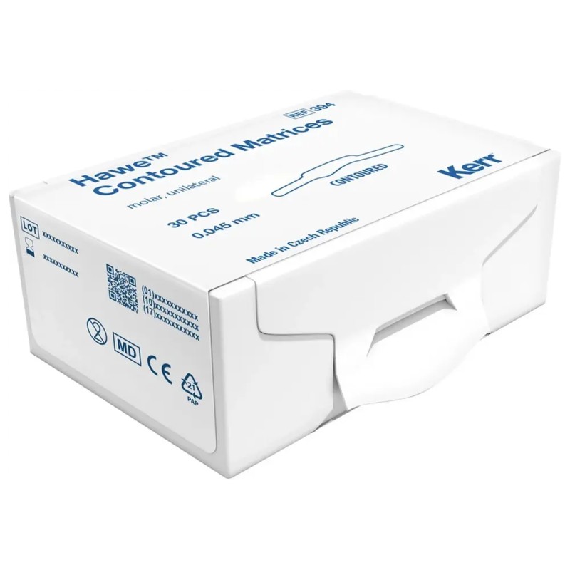 Kerr™ Hawe™ Contoured Matrices Premolar Bilateral 394 0,045mm 30ks
