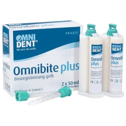 OMNIDENT Omnibite Plus Shore-A 85 (12x Míchací Kanyla + 2x 50ml) 1bal