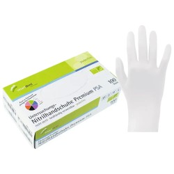 smartdent smart Nitrilové Rukavice Soft Premium Bez Pudru Bílá M 100ks