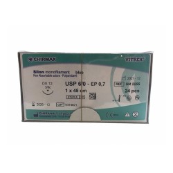 CHIRMAX Monolac Violet (DS12 USP6/0 EP 0,7 1x45cm) 24ks