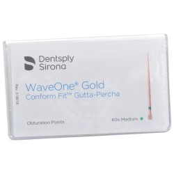 Dentsply Sirona WaveOne® Gold Conform Fit Gutaperčové Čepy Medium 60ks