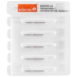 edenta Finierer HM TC48L ISO 012 FG Červená 5ks