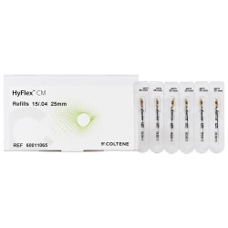COLTENE HyFlex®CM Pilník 25mm Taper 04 ISO 015 6ks